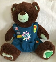Build-A-Bear Thin Mints Plush Bear With Girl Scout Outfit Blue Smock &amp; P... - £19.97 GBP