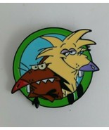 2 Angry Beavers Cartoon Enamel Hat Label Pin - $130.42 MXN