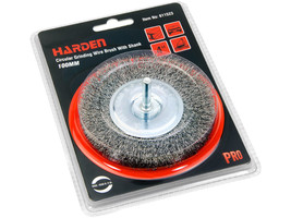 4in Circular Grinding Steel Wire Brush Shank Rust Weld Spatter Remover - £6.01 GBP