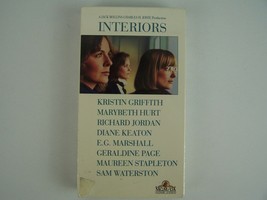 Interiors VHS Video Tape New Factory Sealed Kristin Griffith, Mary Beth Hurt - £13.25 GBP