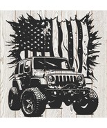 jeep wrangler SVG LASER AND CNC READY FILE - $26.00