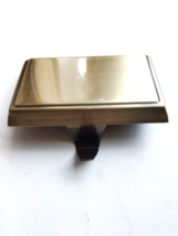 Solid Brass Christmas Stocking Hanger Holder  5&quot; x 2 3/4&quot; - $9.99