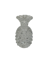 Crystal Clear Faceted Diamond Pineapple Paperweight 4 inch - £19.51 GBP