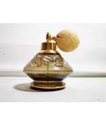 Vintage Holmspray Perfume Atomizer smoked gilt glass 600/10 - £10.71 GBP