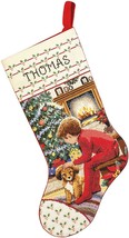 Janlynn Stocking Counted Cross Stitch Kit 18 Long-Waiting For Santa (14 ... - $67.99