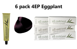 All-Nutrient Permanent Cream Hair Color - 4EP Eggplant (6 pack)