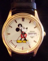Disney Lumbrite Seiko Mens Mickey Mouse Watch! New - £639.48 GBP