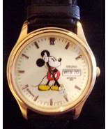 Disney Lumbrite Seiko Mens Mickey Mouse Watch! New - £637.59 GBP