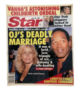 Star Magazine Tabloid 1994 OJ Simpson Vanna White River Phoenix Tanya Tu... - $336.42 MXN