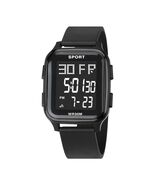 Retro Military Digital Watch LED Sports 50m Waterproof Alarm Chronograph... - $14.90