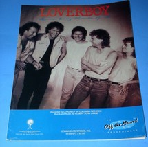 Loverboy Sheet Music Vintage 1984 Lovin Every Minute Of It - £15.81 GBP