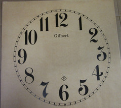 GILBERT Paper Clock Dial ROMAN Numbers 11&quot; - £10.15 GBP