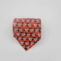 Elmo Sesame Street Neck Tie 100% Polyester, Gently Used  57.5 By 4 Inches - £11.87 GBP