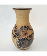 Vintage 90s Ceramic Vase Jar Pottery Mexican Folk Art Collectible Bird F... - $357.94 MXN