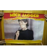 Mick Jagger Poster The Rolling Stones Biting Sunglasses Face Shot - $90.32