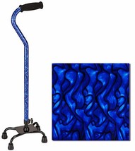 NOVA Designer Quad Cane, Lightweight Four Legged Cane with Soft Grip Han... - £27.17 GBP