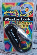 90s Master Lock Backpack Luggage Lock 1547DCM - New in Package - £7.65 GBP