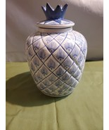Williams Sonoma Grande Cuisine Oriental Inspired Blue/ White Lidded Pine... - $60.51 CAD