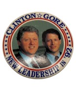Clinton Gore 92 Campaign Button Pinback Badge Political Memorabilia - $10.60 CAD