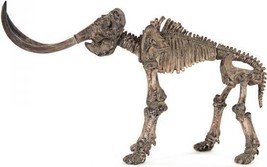 Accent Decor Sculpture Mammoth Skeleton Dark Gray Poly Resin - £482.61 GBP