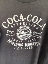 Coca Cola Sweatshirt Medium Junior Gray Long Sleeve Soft Sweat Shirt NWT - £5.26 GBP