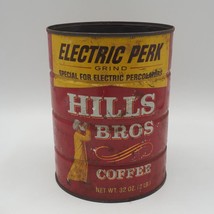 Vintage Hills Bros. Caffè Latta Pubblicità Confezione Giallo Etichetta - £20.20 GBP