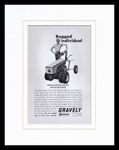 1965 Gravely Tractor Framed 11x14 ORIGINAL Vintage Advertisement  - £35.60 GBP