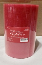 Christmas Ribbon 6&quot; x 300 foot Red By Hobby Lobby Extra Wide NIB 271S - £6.72 GBP