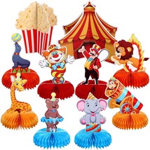 10 Pieces Circus Carnival Animals Honeycomb Centerpieces CarnivalChristmas Party - £17.57 GBP
