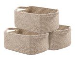 Cotton Rope Baskets, Woven Baskets For Storage, Nursery Storage Baskets,... - £43.94 GBP