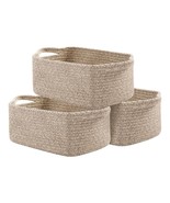 Cotton Rope Baskets, Woven Baskets For Storage, Nursery Storage Baskets,... - £43.09 GBP