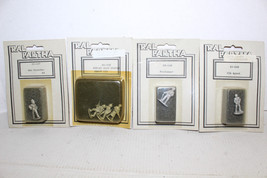 Ral Partha Miniatures Pewter Figures 20-009 20-110 20-405 20-107 Mint on Cards - $20.00