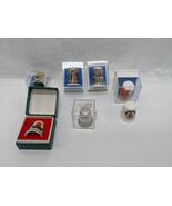 Lot Of (7) Thimbles Circus Circus Mt Rushmore Flowers - $24.97 CAD