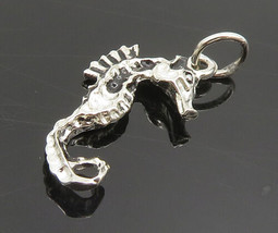 925 Sterling Silver - Vintage Dainty Seahorse Charm Pendant - PT20416 - £19.14 GBP