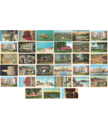 x33 Vintage Postcards Hotels Motels Tourism - £27.05 GBP