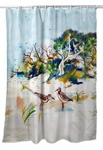 Betsy Drake Tree &amp; Beach Shower Curtain - £75.39 GBP