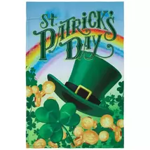 St. Patrick's Day Garden Flag- 2 Sided, 12" x 18" - $6.99
