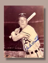 JOE DE MAESTRI AUTOGRAPHED SIGNED A&#39;s ATHLETICS 8X10 B&amp;W PHOTOGRAPH w/APCOA - $24.74