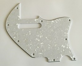 Electric Guitar Pickguard for Merle Haggard F Hole Thinline,4 Ply White Pearl - £11.66 GBP