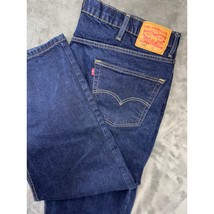 Levi&#39;s 550 Relaxed Fit Jeans Mens Dark Wash Denim Pants 42x30 - $39.99