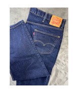 Levi&#39;s 550 Relaxed Fit Jeans Mens Dark Wash Denim Pants 42x30 - €34,45 EUR