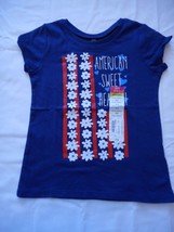 Okie Dokie Girls American Tee Shirt Sweet Heart Size 3 months  NEW - £5.75 GBP