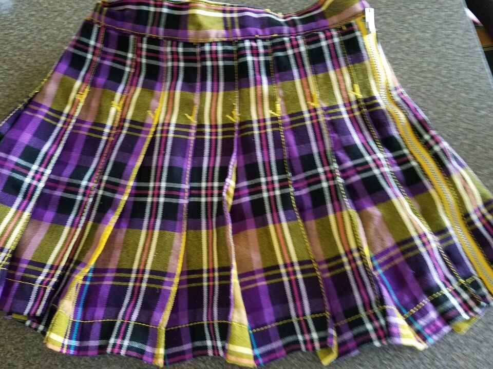 Place, Est.1989 ~ Girl's Size 8 ~ Skirt ~ Multicolored ~ Purple ~ Yellow ~ Black - £17.65 GBP