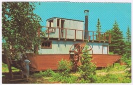Postcard Side Wheel Alligator Logging Museum Algonquin Park Ontario - £2.31 GBP