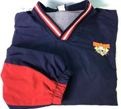 Cooperstown Dreams Park Mens 2X  Pullover Windbreaker Jacket Shirt Baseball Vtg - $56.23