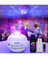 KEDEMAS Galaxy Projector with APP Remote Music Speaker Timer White - $430.46 MXN