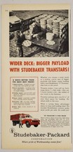 1957 Print Ad Studebaker-Packard Farm Stake 1 1/2 Ton Heavy Duty Truck  - £12.01 GBP