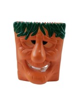 Halloween Robert Allen Smiling Face Ceramic Lantern Bag Candle Tealight ... - $364.51 MXN