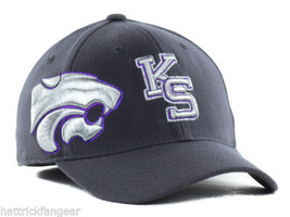 Kansas State Wildcats TOW NCAA College Charcoal Molten Stretch Fit  Cap Hat OSFM - $18.99