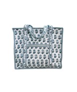 Large Cotton Quilted Zipper Tote Bag Travel Hand Bag For Women Shopping ... - €30,26 EUR